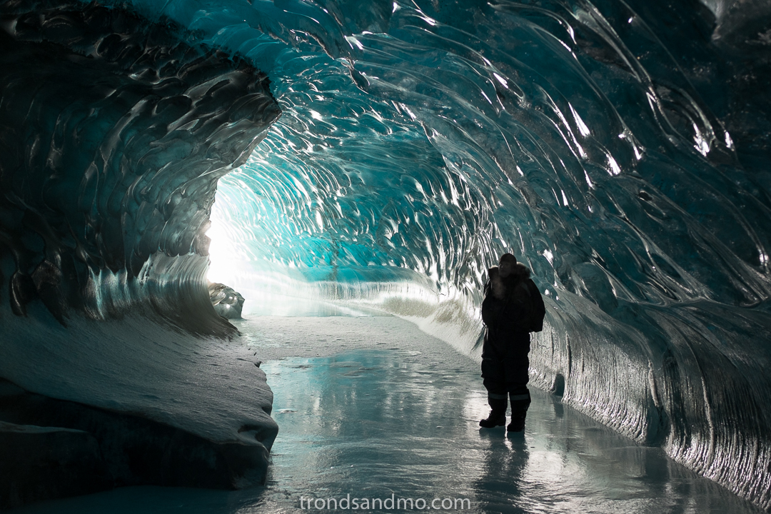 Man in Icecave