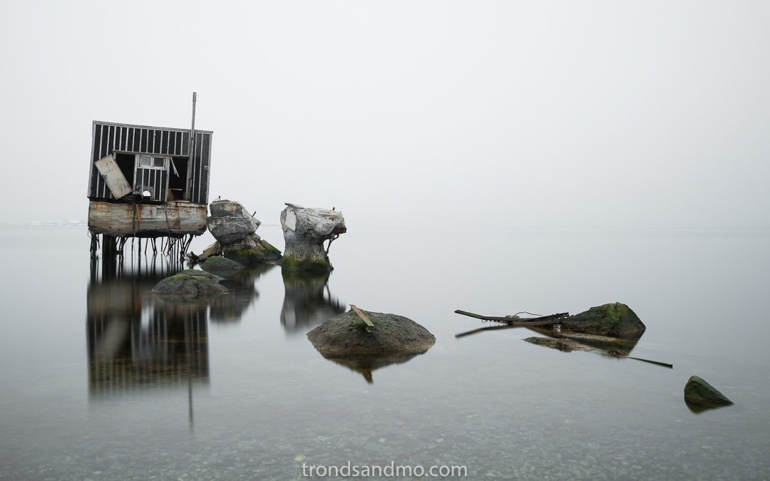 Remains of an old harbour